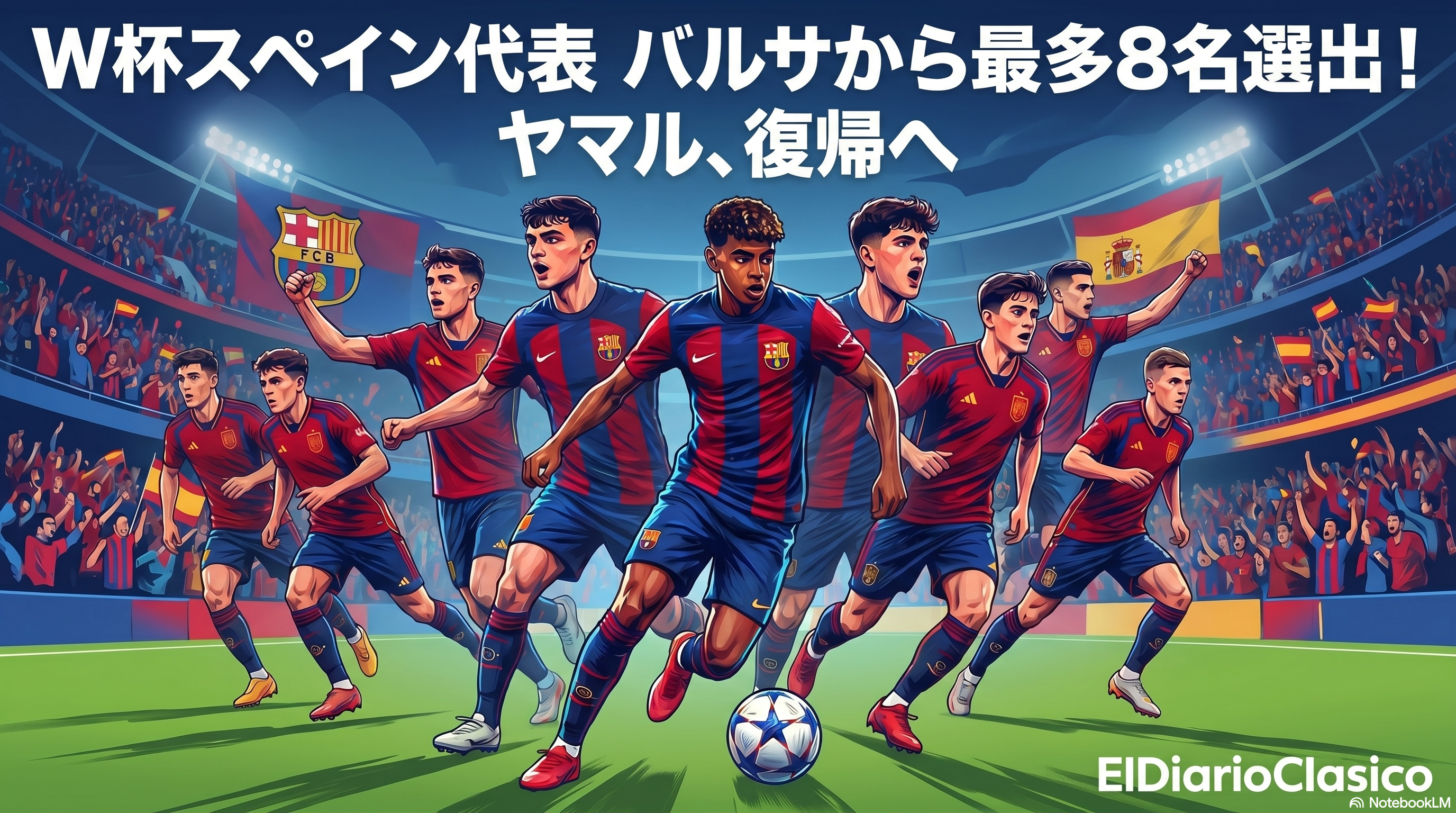 W杯代表8名選出の快挙と、夏の大型補強へ向けた水面下の攻防 | FCバルセロナ のサムネイル画像